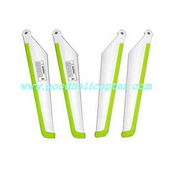 mjx-t-series-t34-t634 helicopter parts main blades (green color) - Click Image to Close